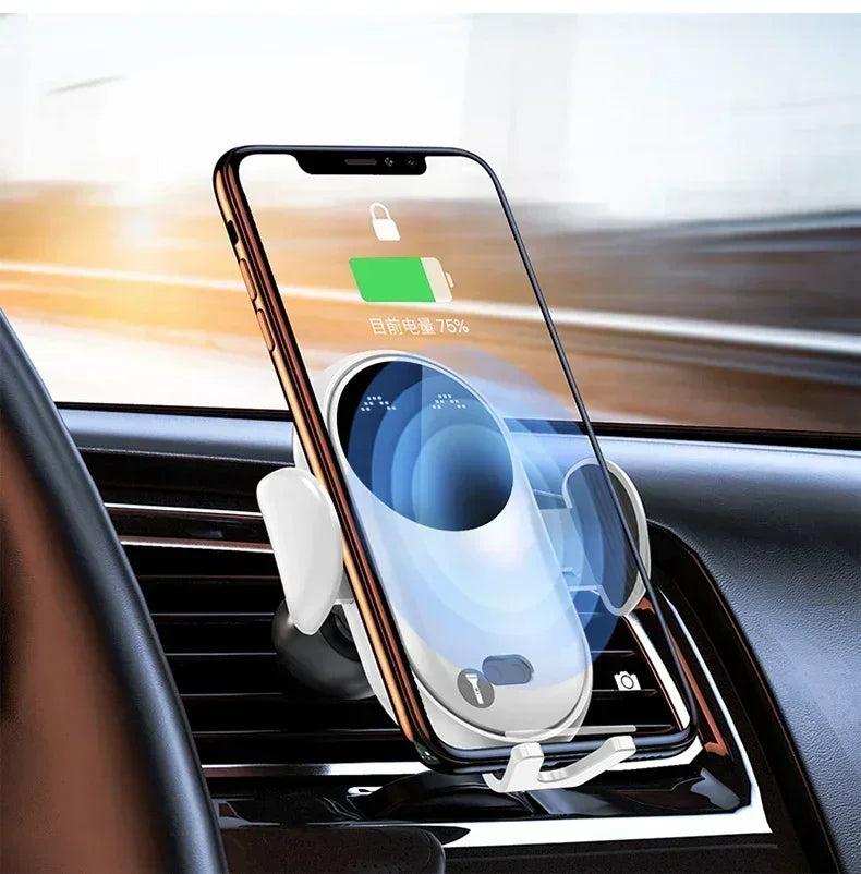 30W Wireless Car Charger with Automatic    Phone  holder