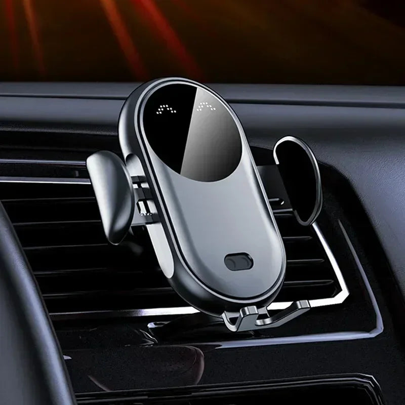 30W Wireless Car Charger with Automatic    Phone  holder