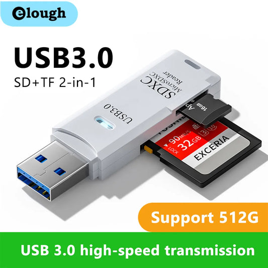 High-Speed USB Card Reader for PC & Laptop