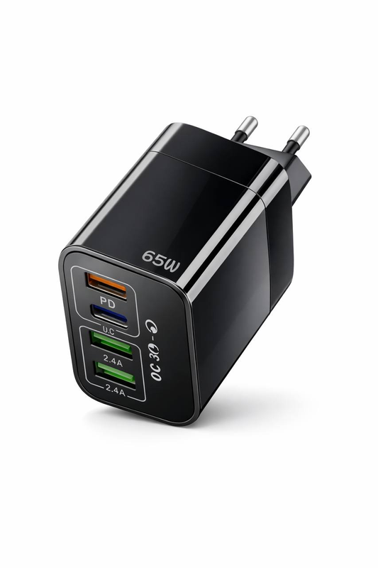 Fast Charging 4-Port USB Wall Charger